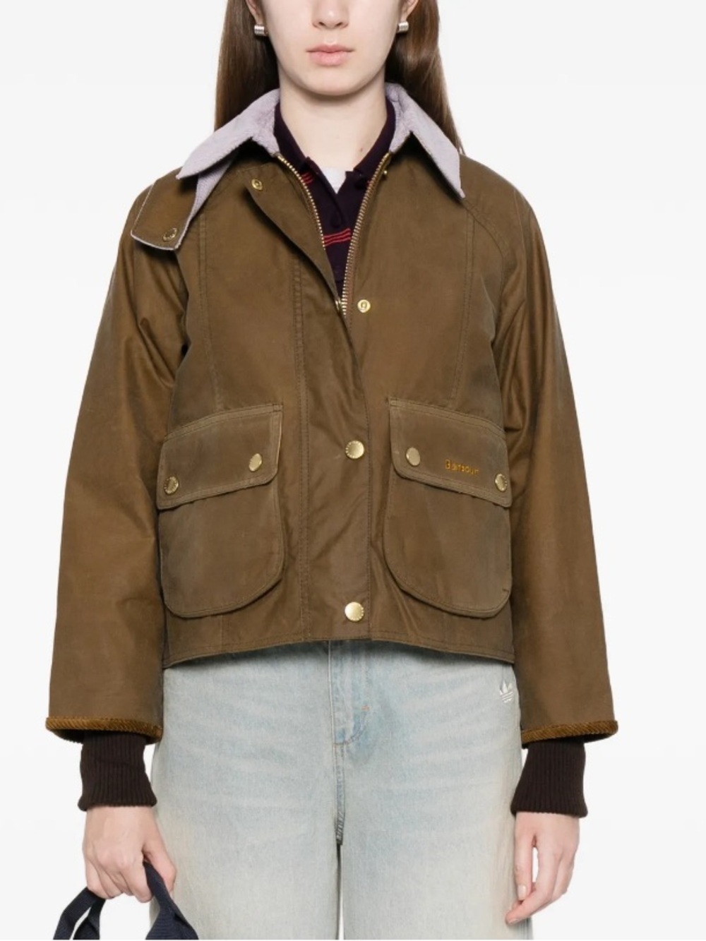 Barbour cropped beadnell waxed size 6 NWT $425 **see notes